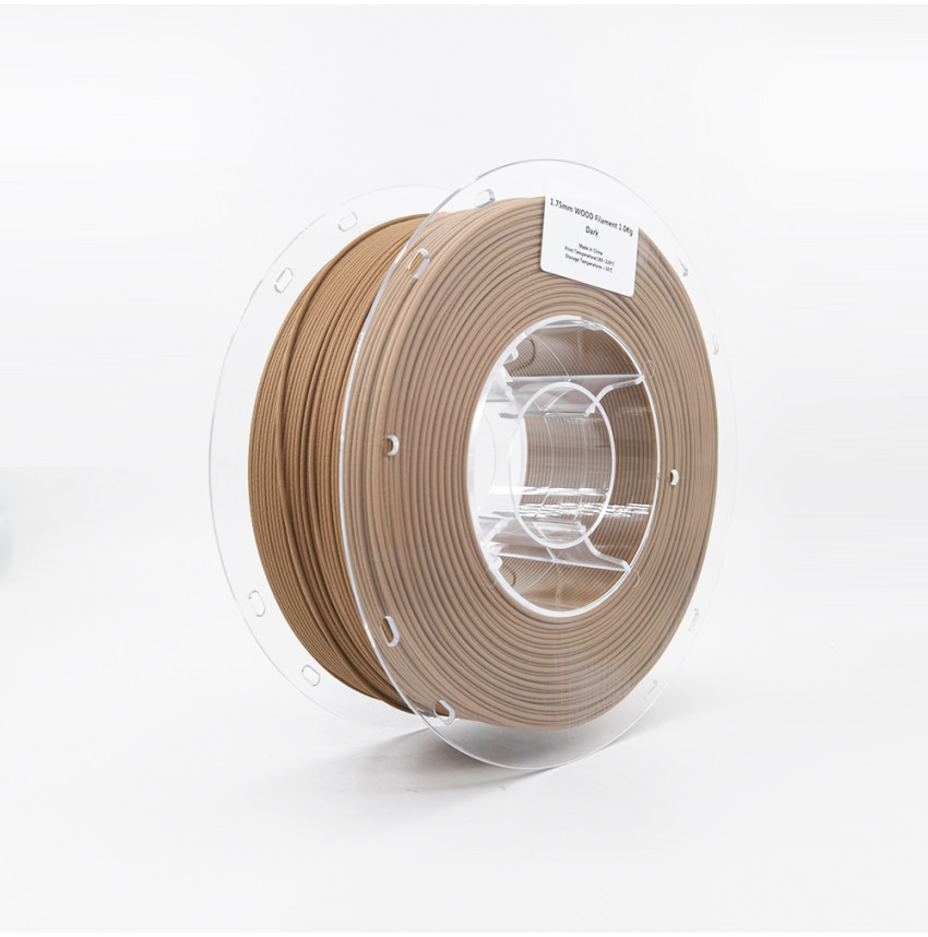 ELEGOO Filament PLA 1.75mm Bois 1KG, Filament pour Imprimante 3D