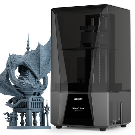 Immerse yourself in the world of high-resolution 3D printing with Elegoo Saturn 3 Ultra!