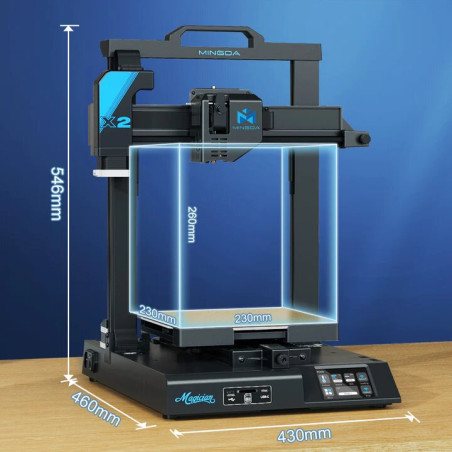 Experience the ultimate precision with the Mingda Magician X2 - An innovation in FDM 3D printing!