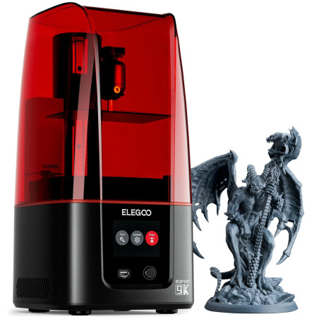 Immerse yourself in 9K resolution with the elegoo Mars 4 - 9K LCD 3D printer.