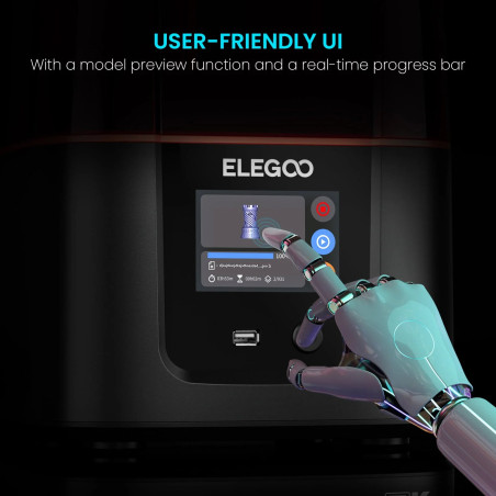 The future of 3D printing is in your hands with the ELEGOO Mars 4 - 9K.