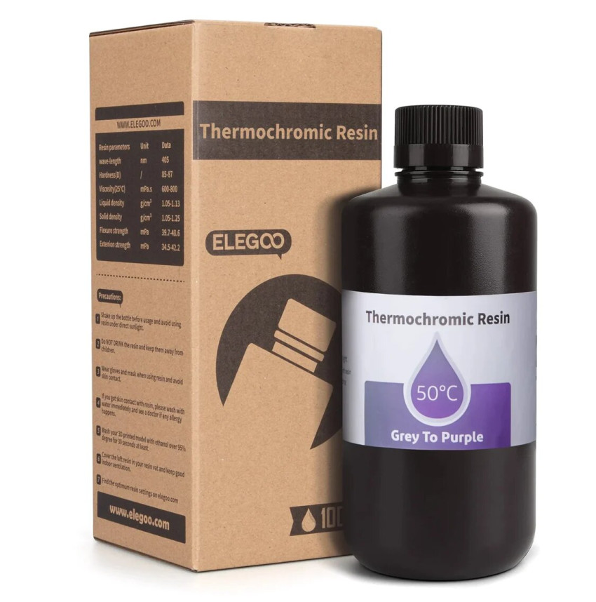 Elegoo Thermochromic Resin Grey to Purple 1kg