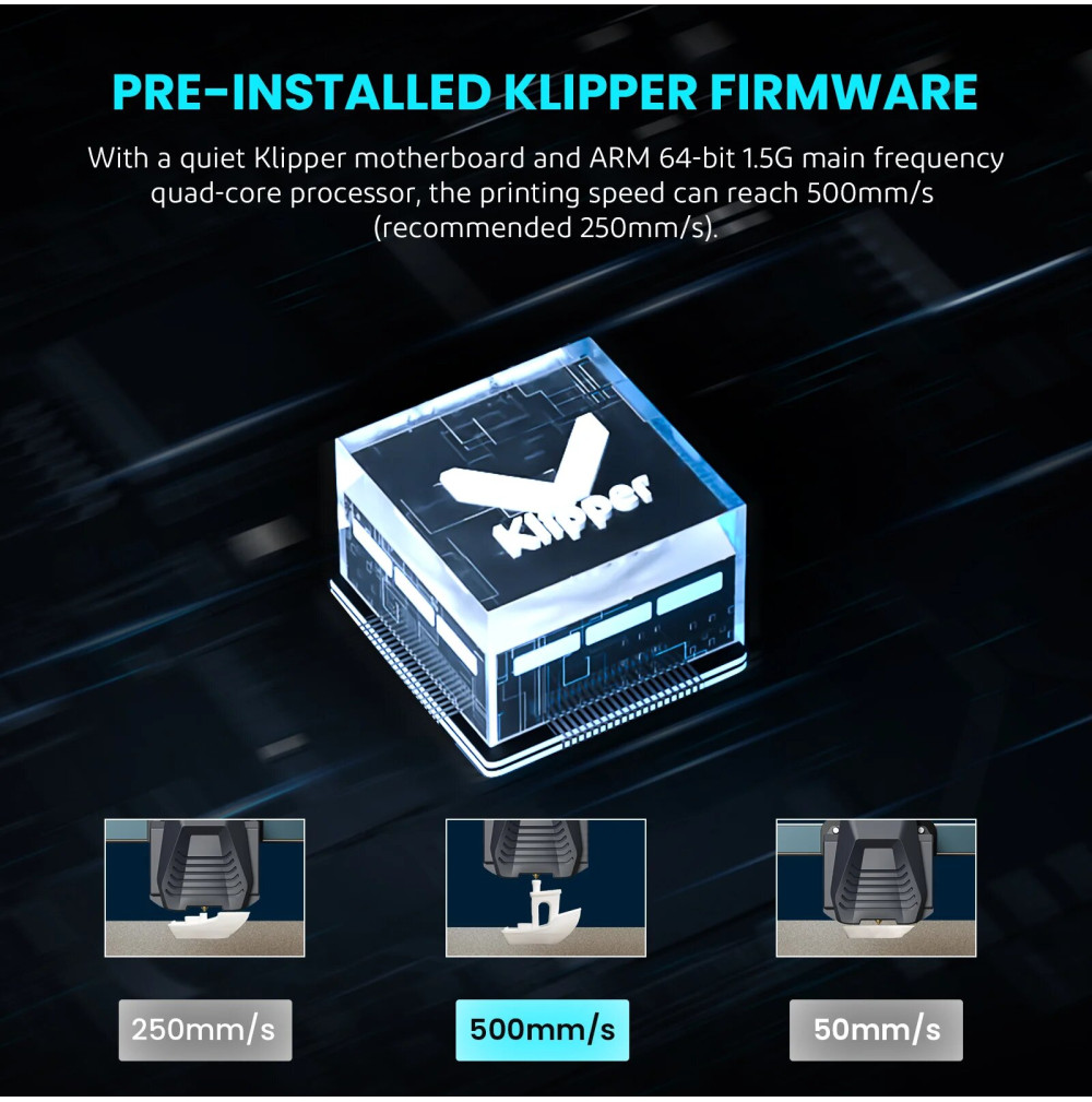 ELEGOO Neptune 4 Plu s FDM 3D Printer 500mm/s High-Speed 2 KG PLA