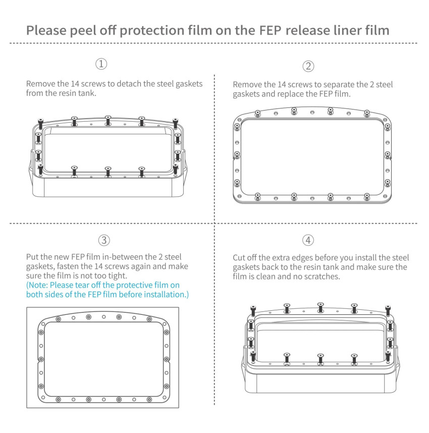 Enhance your 3D printing experience with Elegoo FEP Film for March 4. The key to exceptional quality!