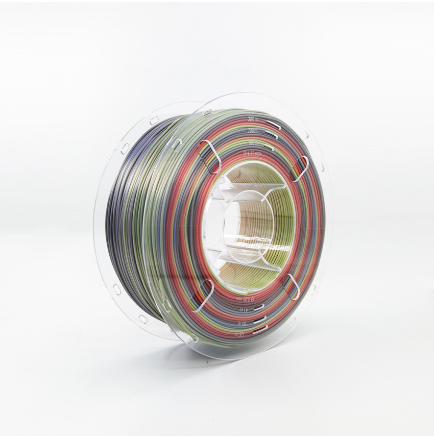 Filament 3D PLA Silk Arc-en-ciel 1KG Lefilament3D
