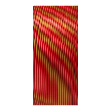 Golden, Red/Gold Sparkle, Two-Tone PLA Silk Mingda