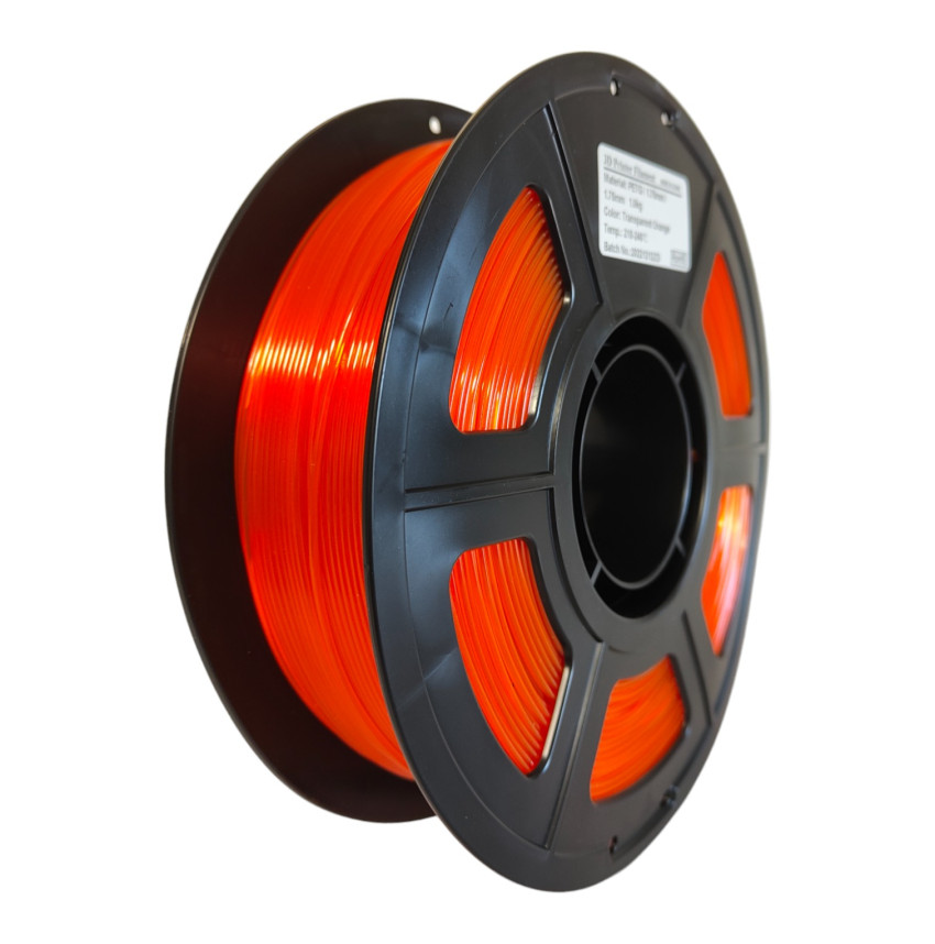 Vibrant PETG Orange: Illuminez vos créations avec ce filament de haute qualité, offrant des impressions éclatantes et durables