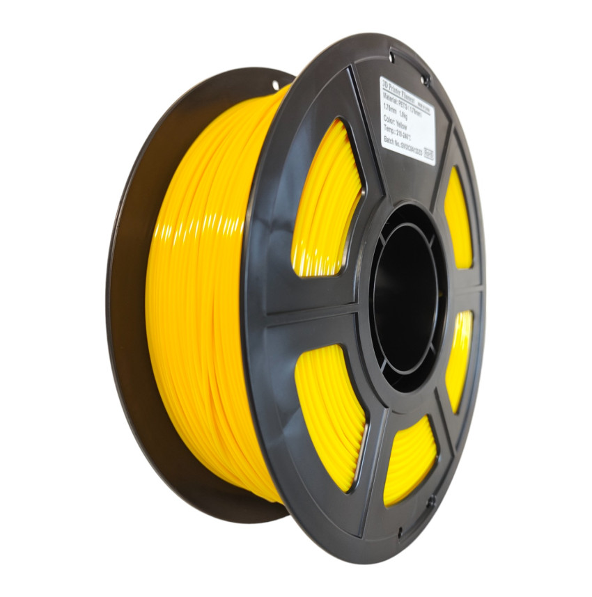 Bright and bright yellow: Mingda matte petg 3D filament for high-quality prints.
