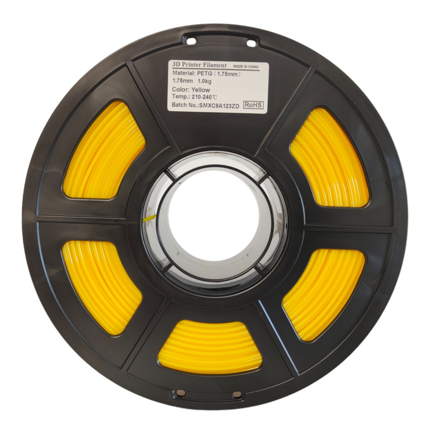 Bright and bright yellow: Mingda matte petg 3D filament for high-quality prints.