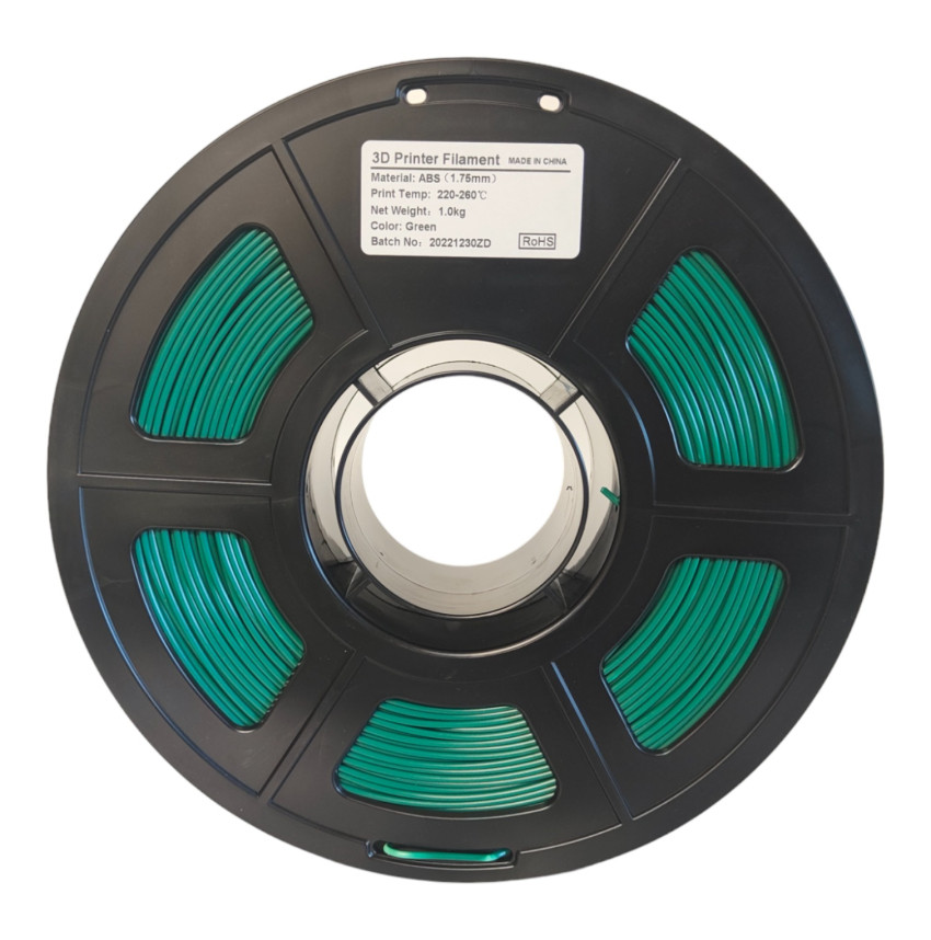 Mingda Green ABS 3D Filament: High-strength printing with a vibrant hue.