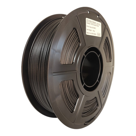 Carbon Black ABS filament, the combination of robustness and elegance for your 3D creations.