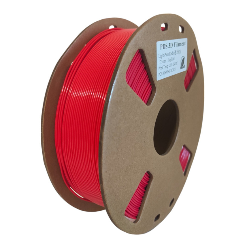 Captivating Glow of Mingda Red PDS 3D Filament - Create luminous masterpieces without limits.
