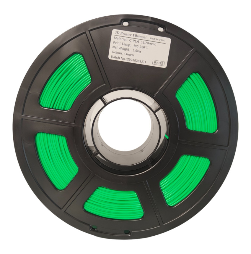 CPLA Dark Green Mingda 3D Filament: Print your ideas in green with our high-quality CPLA.