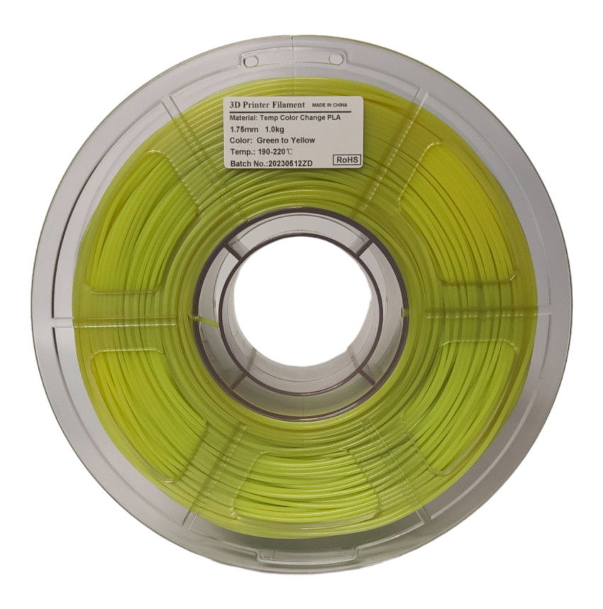 Explore the magic of the Mingda Green/Yellow 3D Thermochromic Filament that transforms your creation with vibrant shades.