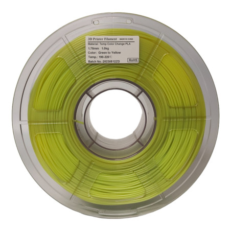 Experience a new dimension of 3D printing with Mingda Green/Yellow Thermochromic 3D Filament