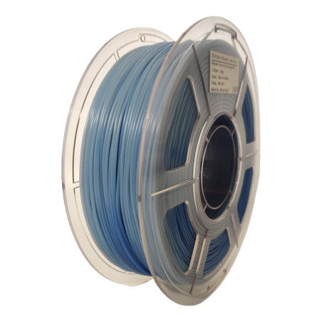 Immerse yourself in a unique sensory experience with Mingda's White/Blue 3D Thermochromic Filament