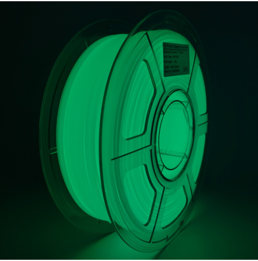 Mingda's Green Glow-in-the-Dark 3D PLA Filament offers a captivating glow, ideal for creative projects.