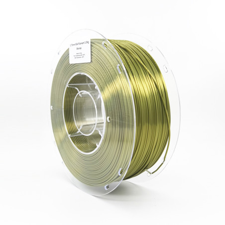Filament 3D PLA Silk Bronze 1KG Lefilament3D