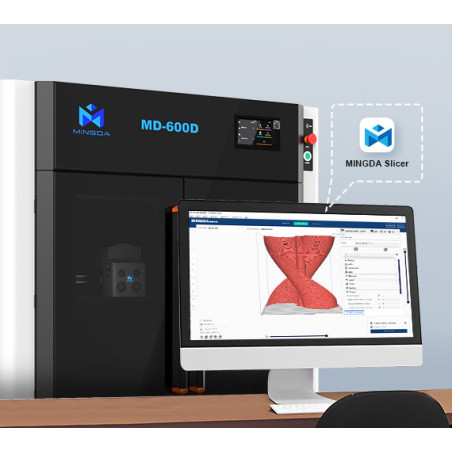 Explore new creative horizons with the MD-600D: a 3D printer that brings the extraordinary to life.