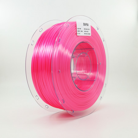 PLA Silk Pink bobine filament imprimante 3D soie