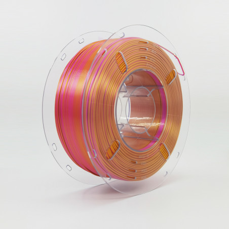 Fil en PLA effet soyeux, couleur or rose, pour impression 3D FDM