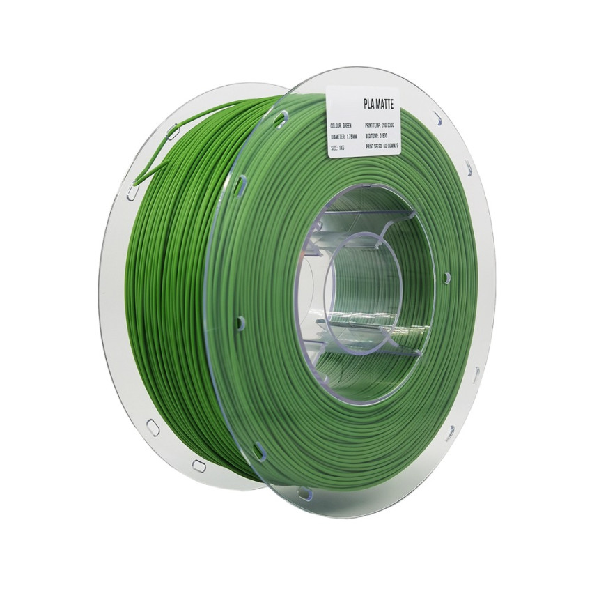 Des impressions vertes et durables avec le Filament 3D PLA MAT Vert Lefilament3D.