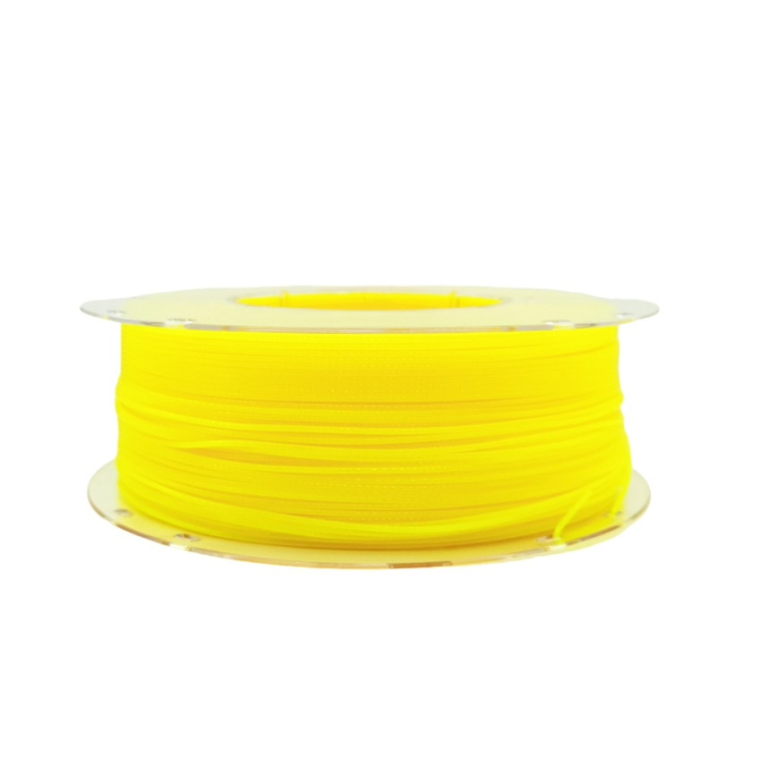 Pureté en Jaune : Filament 3D PLA Transparent par Lefilament3D.