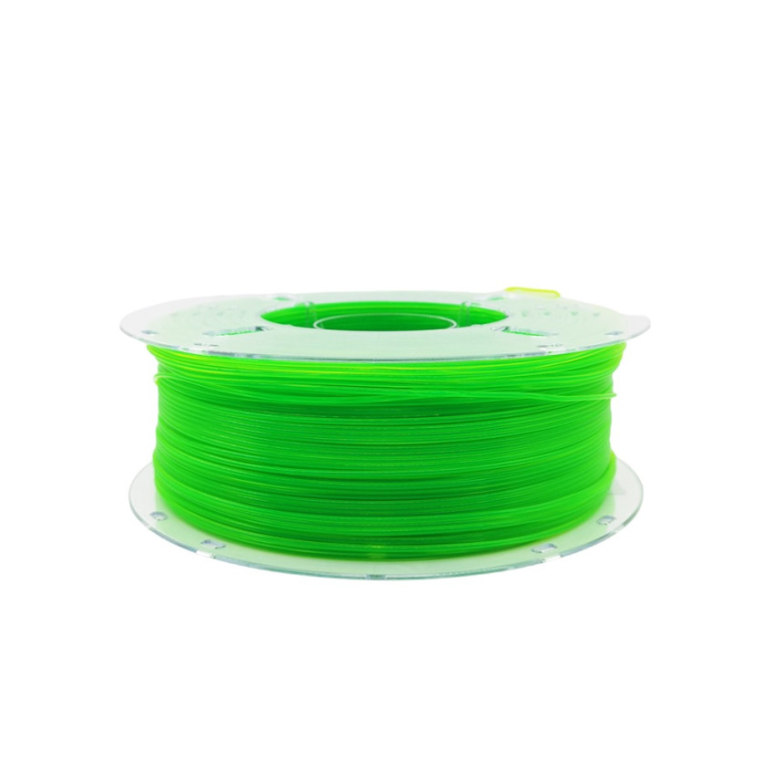 Filament PLA Vert Transparent Lefilament3D : La couleur de la nature pour vos créations 3D.