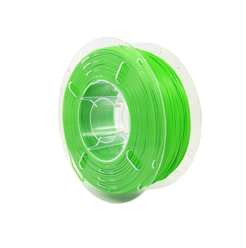 Filament 3D PLA Vert Fluorescent de Lefilament3D - Une couleur vibrante pour des impressions éclatantes.