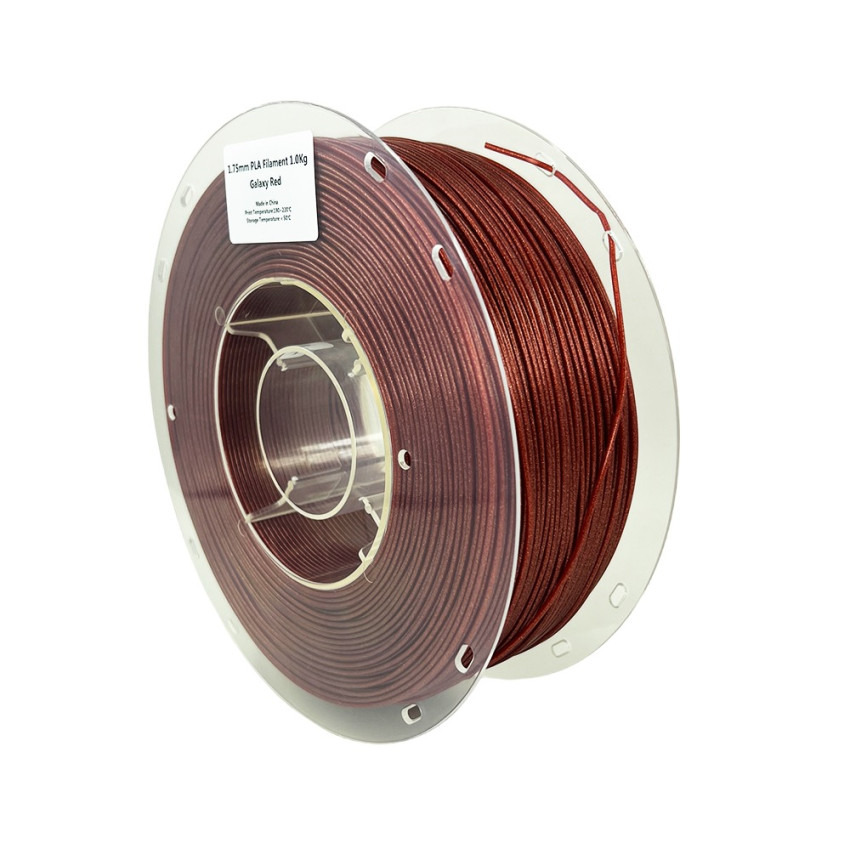 The Red Galaxy PLA 3D Filament Lefilament3D: Explore the stars from your 3D printer!"