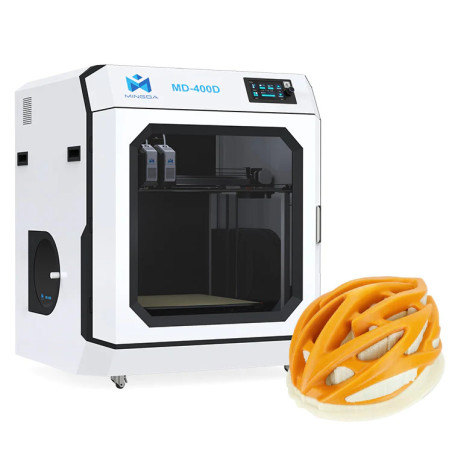 MINGDA MD-400D IDEX FDM filament 3D printer Dual Extruder 3D Printing
