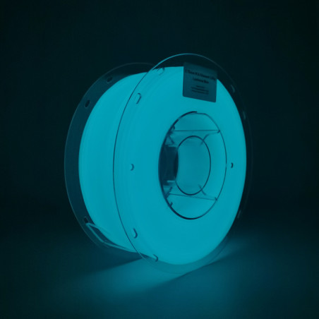 Filament 3D PLA Bleu Phosphorescent de qualité supérieure Illuminez vos impressions 3D avec notre PLA bleu phosphorescent.