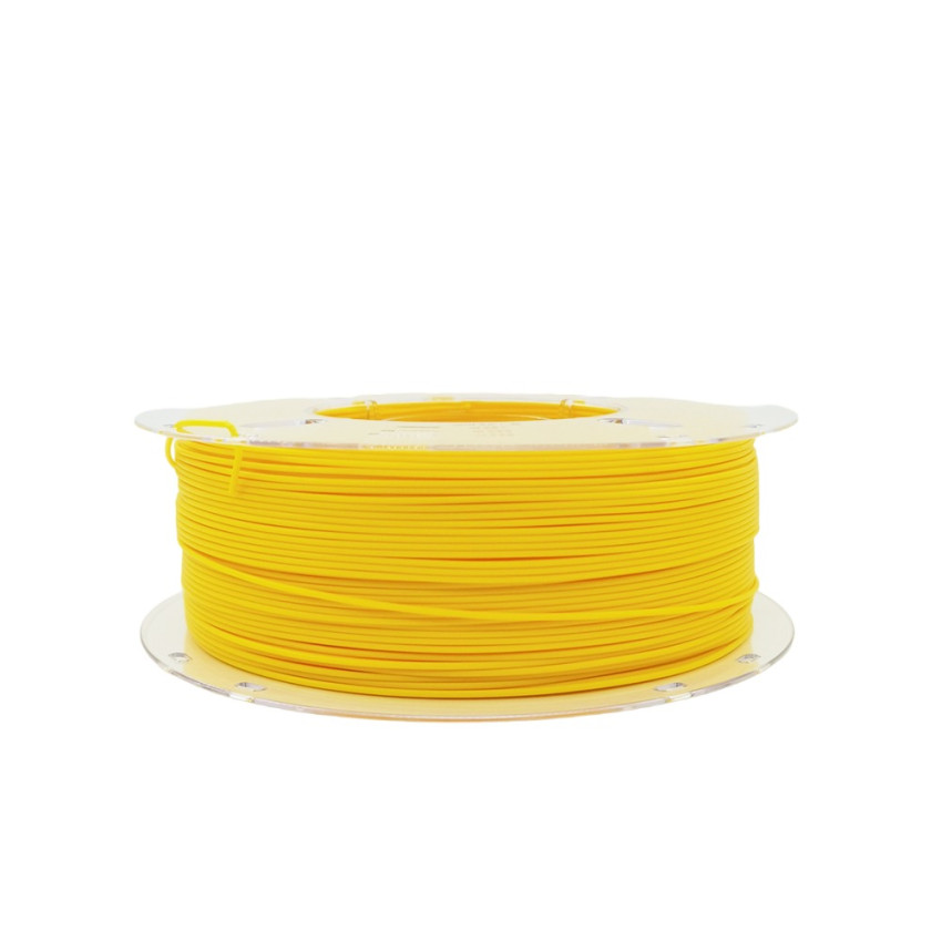 The PLA+ Yellow 3D Filament 3D shines like a ray of sunshine in the world of 3D printing.