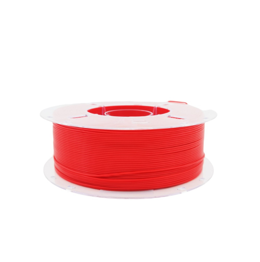Vibrant and bold: PLA+ Traffic Red 3D Filament by Lefilament3D.