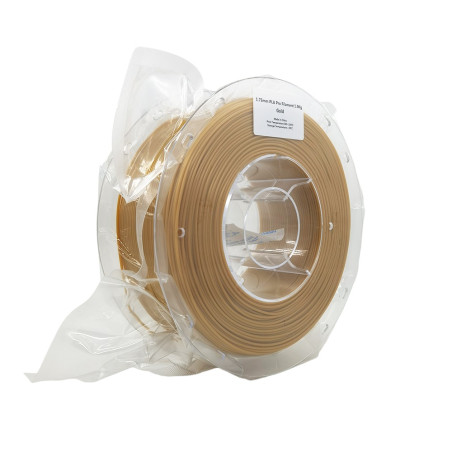 Shine with creativity: Bring your ideas to life with the 3D PLA+ Gold Filament from Lefilament3D