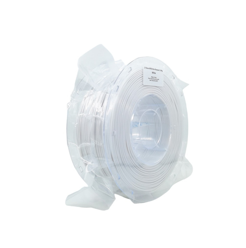 Pureté en 3D : Découvrez le Filament PETG PRO Blanc de Lefilament3D.