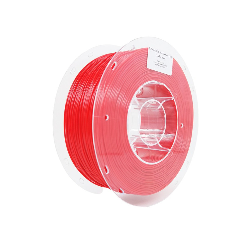 Vibrant Traffic Red: Our PETG PRO Filament offers an intense red color for your creations.