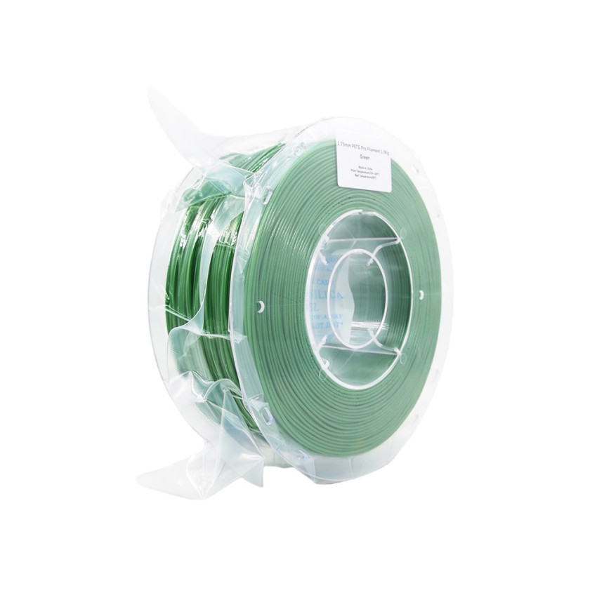 Filament PETG PRO Vert : Une palette riche en couleurs pour votre créativité.