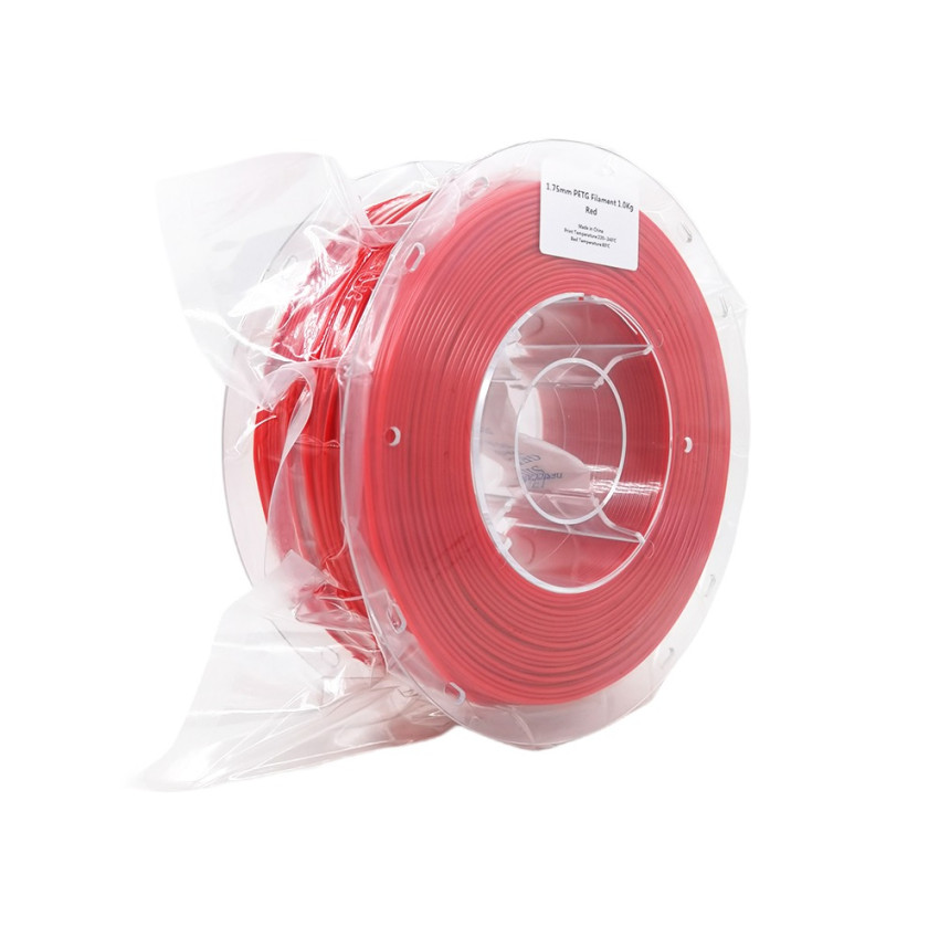 Lefilament3D's Red PETG 3D Filament: Bold prints in bright red!