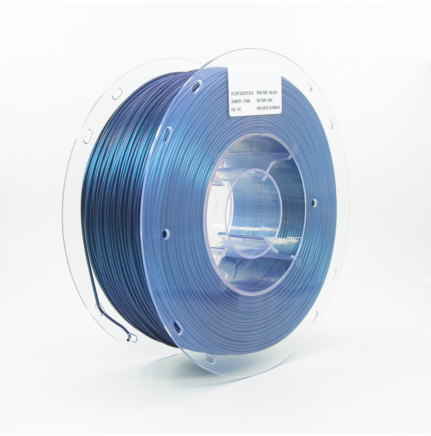 Explore the infinite universe of creativity with our Blue Galaxy Blue PLA 3D Filament.