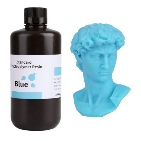 Résine Elegoo Standard Bleu : L'excellence en impression 3D, UV LCD PHOTOPOLYMERE Print Multimachines Anycubic Creality